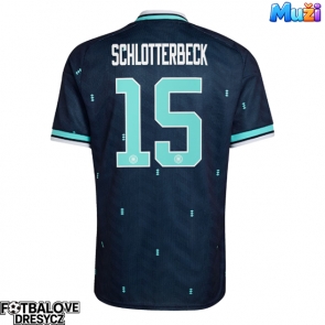 Německo Nico Schlotterbeck #15 Venkovní Dres MS 2026 Krátký Rukáv